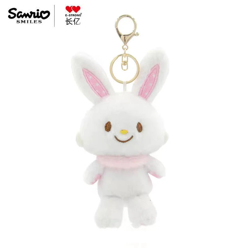 Genuine Sanrio Piano Plush Toy Hello Kitty My Melody Kuromi Cinnamoroll Cartoon Student Backpack Pendant Decoration Girl Gift