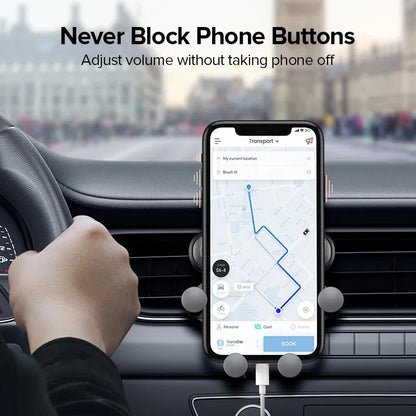 Universal Gravity Car Phone Holder Stand Air Vent Mount Mobile Support Automotive GPS