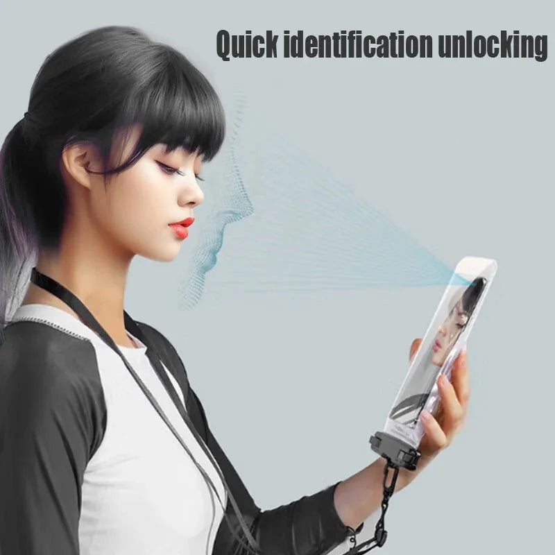 Universal Waterproof Phone Case for Swimming - Underwater Protector Pouch Cover Compatible with iPhone 11 12 13 14 15 16 pro Ser