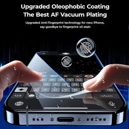 NNBILI 4PCS Privacy Screen Protectors For iPhone 15 13 12 14 16 17 Pro Max Mini Anti-spy Tempered Glass For iPhone 17Air Glass