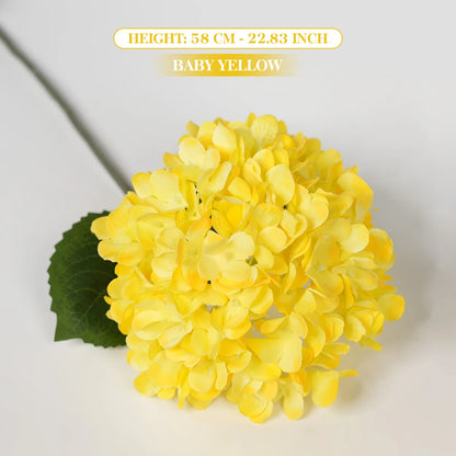 1/5/10pcs 58cm Beautiful Silk Artificial Flowers Hydrangea Bouquet for Home Party Wedding Living Room Decoration Accessories