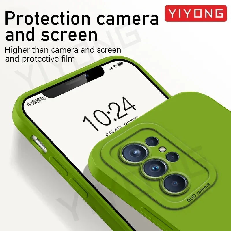 S25 Ultra Case YIYONG Silky Liquid Silicone Soft Cover For Samsung Galaxy S25 S24 S23 S22 Plus S22+ S23+ S24+ S25+ Phone Cases