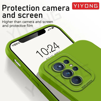 S25 Ultra Case YIYONG Silky Liquid Silicone Soft Cover For Samsung Galaxy S25 S24 S23 S22 Plus S22+ S23+ S24+ S25+ Phone Cases