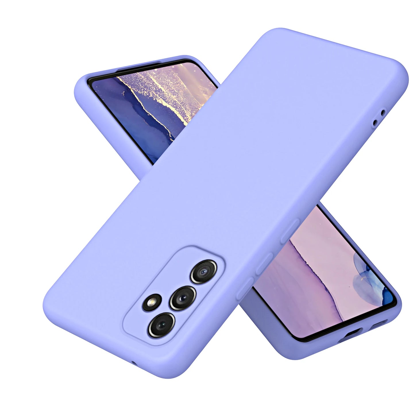 Liquid Silicone Case For Samsung Galaxy A16 A36 A26 A56 A15 A25 A35 A55 A04 A04E A04S A05 A05S A06 A14 A24 A34 A54 5G Cover