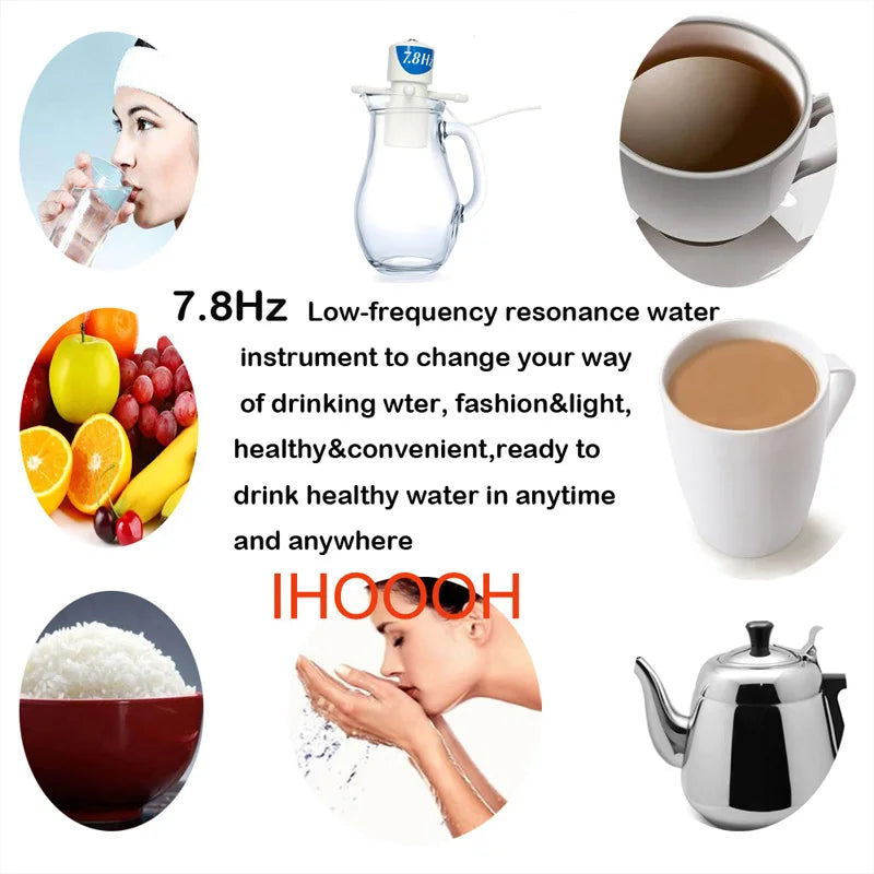 IHOOOH Small Molecule Water Generator Low Frequency Resonance MRET OH 7.8 Hz Suitable For Most 1-3L Water Kettle Improve Sleep
