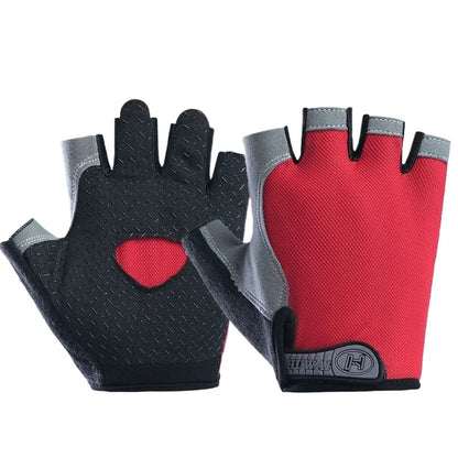 Gym Gloves Women Men Weightlifting Dumbbell Fitness Sport Training Exercise Gloves Non Slip Breathable Fingerless Cycling Gloves