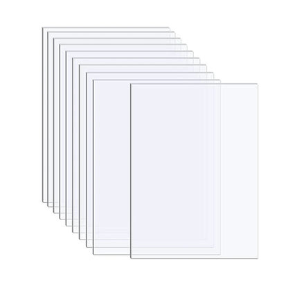 Clear Arch/Rectangular Acrylic Sheet Board for DIY Craft Signage Display Projects Picture Frame Wedding Place Card Decor Sign