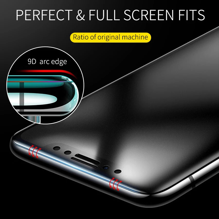 Matte Screen Protector For iPhone 17 16 15 14 13 12 11 Pro Ceramic Soft Glass for iPhone 17 Pro Max ceramic film