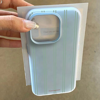 Candy Stripe iPhone Case — Colorful Shockproof Cover