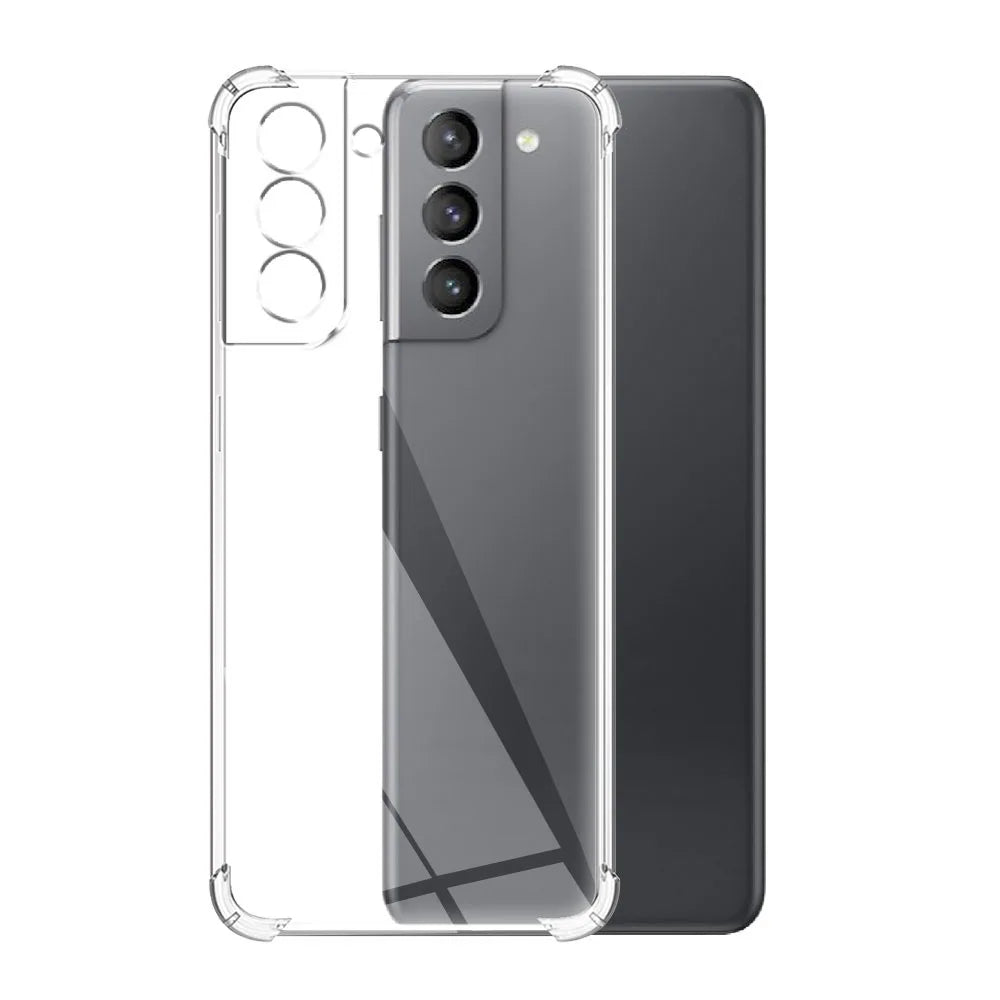 Shockproof Silicone Soft Case For Samsung Galaxy S24 S23 FE S22 Ultra S21 S20 FE Note 20 Ultra S10 S9 S8 10 Plus 9 8 Back Cover