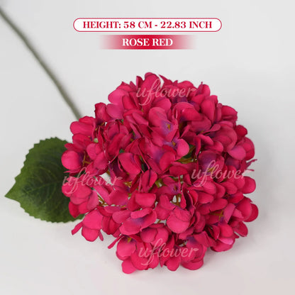 1/5/10pcs 58cm Beautiful Silk Artificial Flowers Hydrangea Bouquet for Home Party Wedding Living Room Decoration Accessories