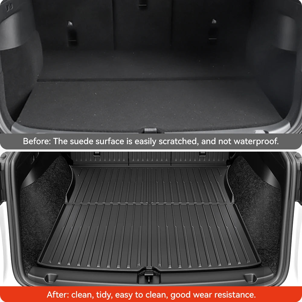 YZ For Tesla Model 3 Y Highland Juniper 2021-2026 all-in-one TPE Trunk mat Luggage mat Four Seasons Waterproof Non-slip