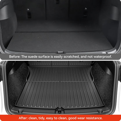 YZ For Tesla Model 3 Y Highland Juniper 2021-2026 all-in-one TPE Trunk mat Luggage mat Four Seasons Waterproof Non-slip