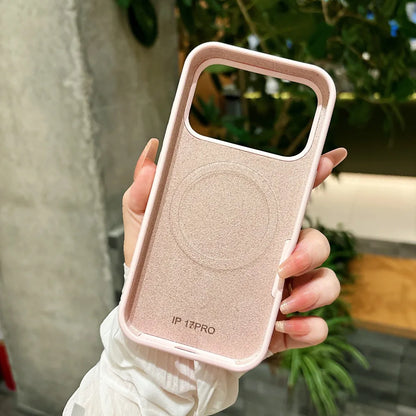 Candy Solid Color for Magsafe Case for iPhone 17 Air 16 15 14 13 11 12 Pro Max Plus Soft Liquid Silicone Slim Shockproof Cover