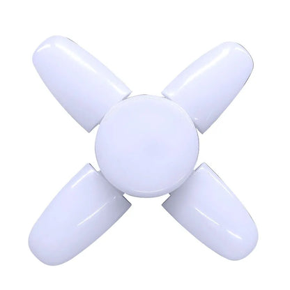 E27 Foldable Fan Shape LED Bulb Lamp 220V 110V 40 LEDs Light Bulbs For Home Ceiling Lamp Warehouse Garage White Light 6500