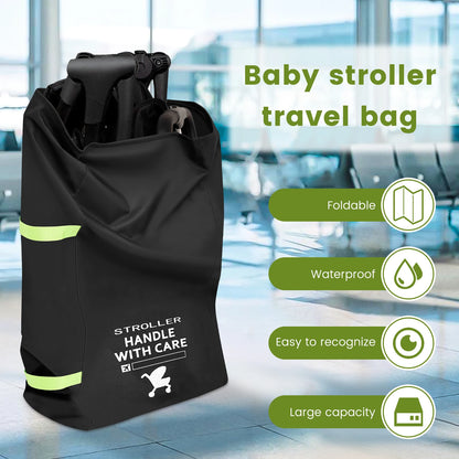 Stroller Storage Bag for Baby Airplane Road Trips Stroller Cover Travel Shipper Dust Bag Waterproof Carts Accessories