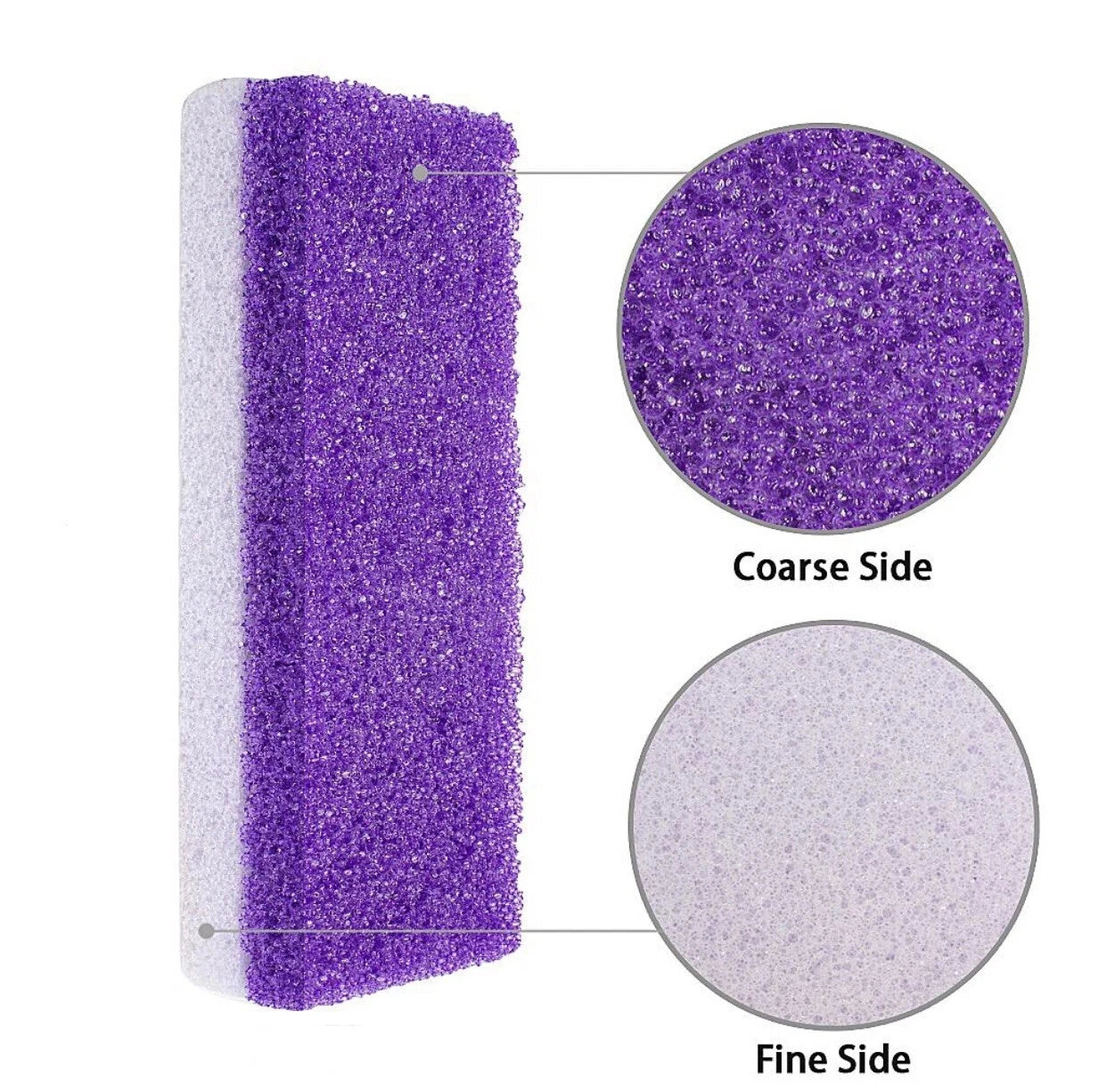 Premium Foot Care Set (2 Pcs): Natural Pumice Stone & Dual-Sided Foot File, Professional Callus Remover & Dead Skin Exfoliator for Smooth Heels