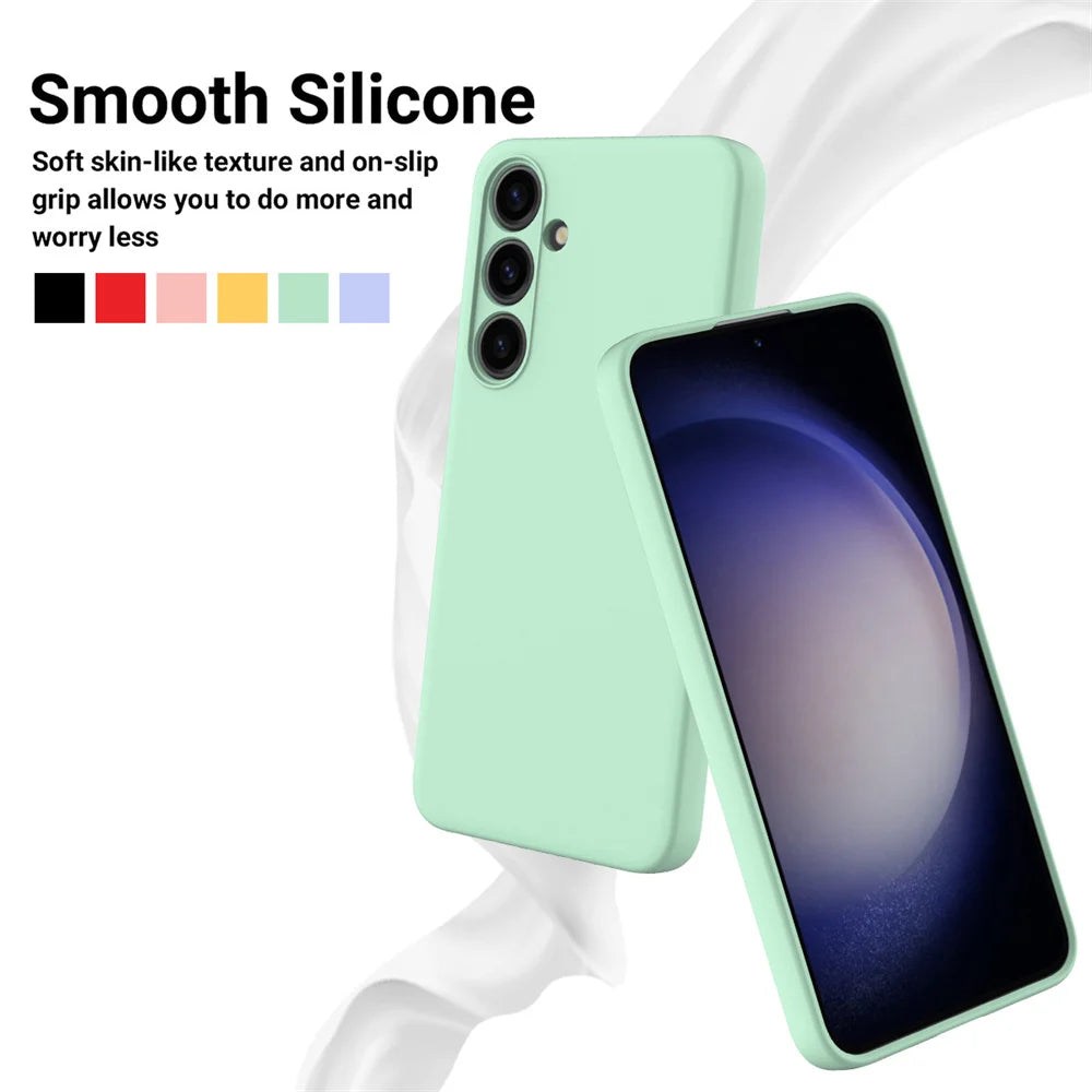 Hot sale For Samsung Galaxy A16 A15 A17 A21S A22 A23 A24 A25 A26 A31 A32 Full Protection Cover tpu Liquid Silicone Case