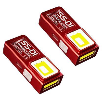Mini COB LED Flashlight USB C Rechargeable Powerful Work Light  with Clip Magnet Waterproof EDC Camping Walking Pocket Lamp