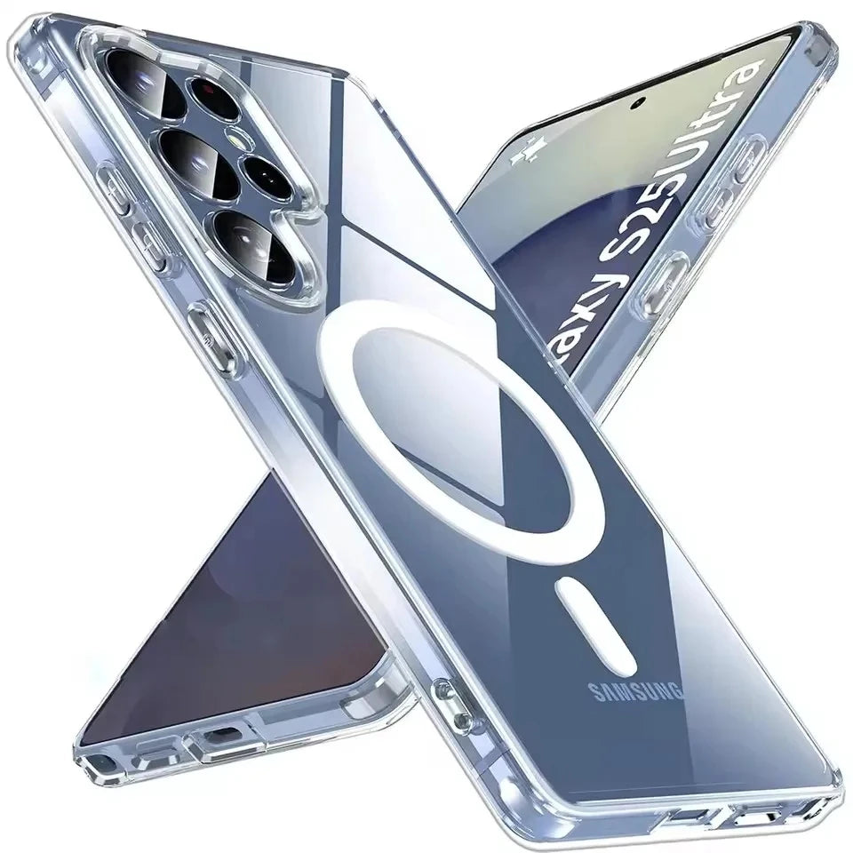 For Samsung Galaxy Note 10 PLUS 20 Ultra A05 A05S A06 A15 A16 A26 A35 A36 A54 For Magsafe Magnetic Wireless Charging Phone Case