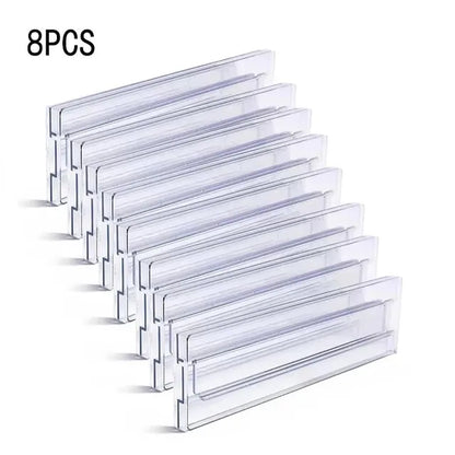 1/2/4/6/8PCS Drawer Wardrobe Dividers Organizers Expandable From Kitchen Drawer Organizer, Clear Plastic Partition Plate Tools