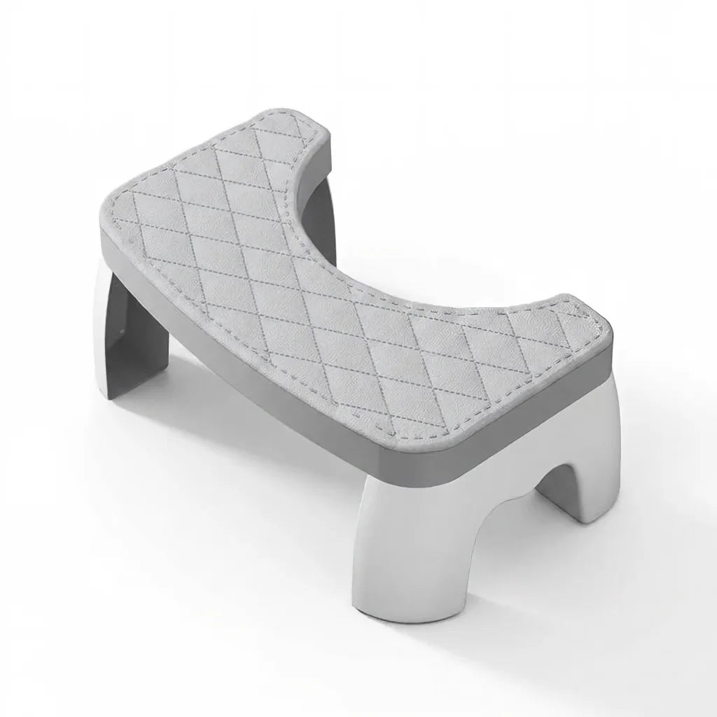 Slip Resistant Water-proof Potty Foot Stool Ergonomic Raised Footrest Stable Frame Household Washroom Auxiliary Tool Suitable Fo