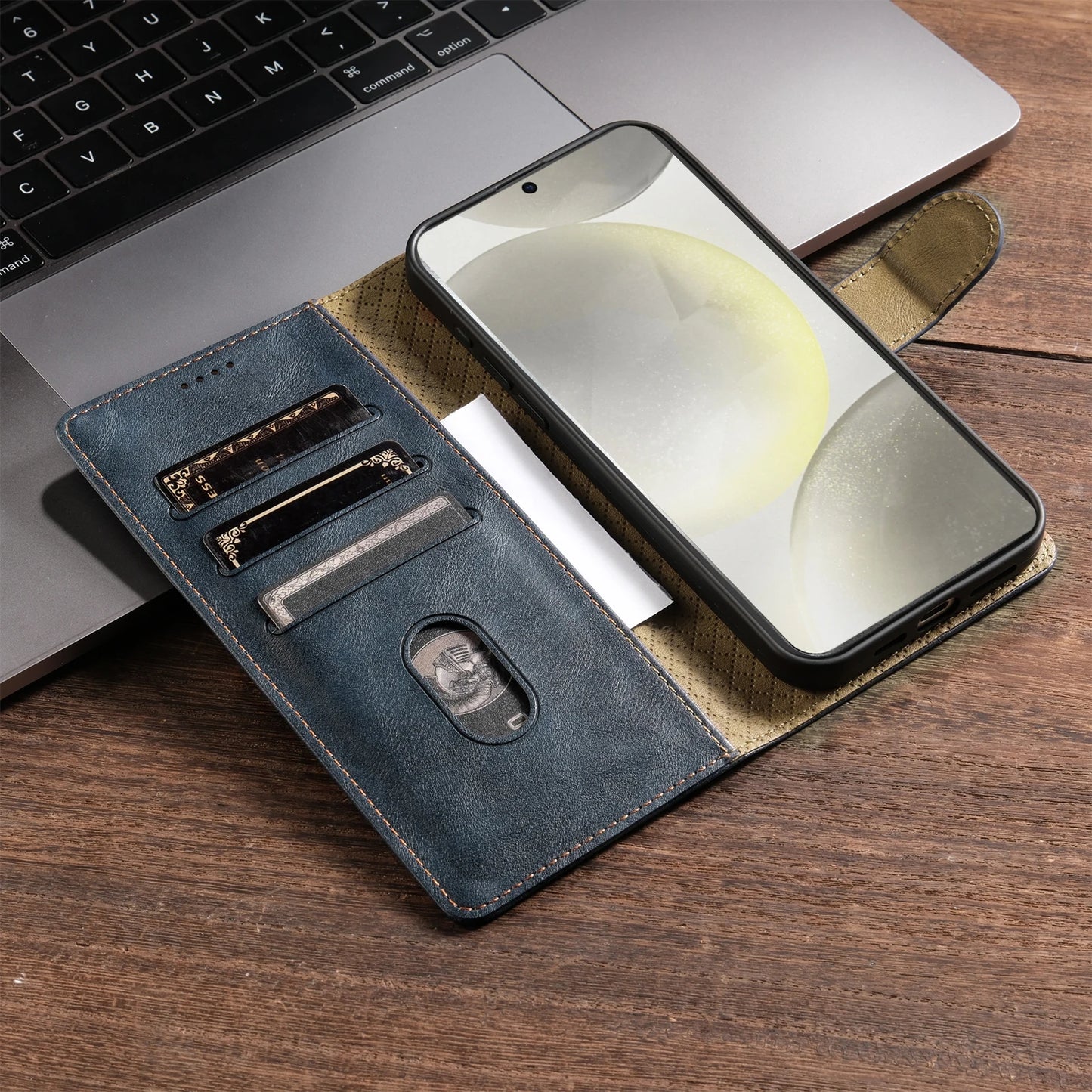 Flip Leather Case For Samsung Galaxy A55 A15 A35 A25 A17 A16 A56 A36 A14 A34 A54 A13 A23 A33 A53 A52 A72 A32 A12 5G Wallet Cover