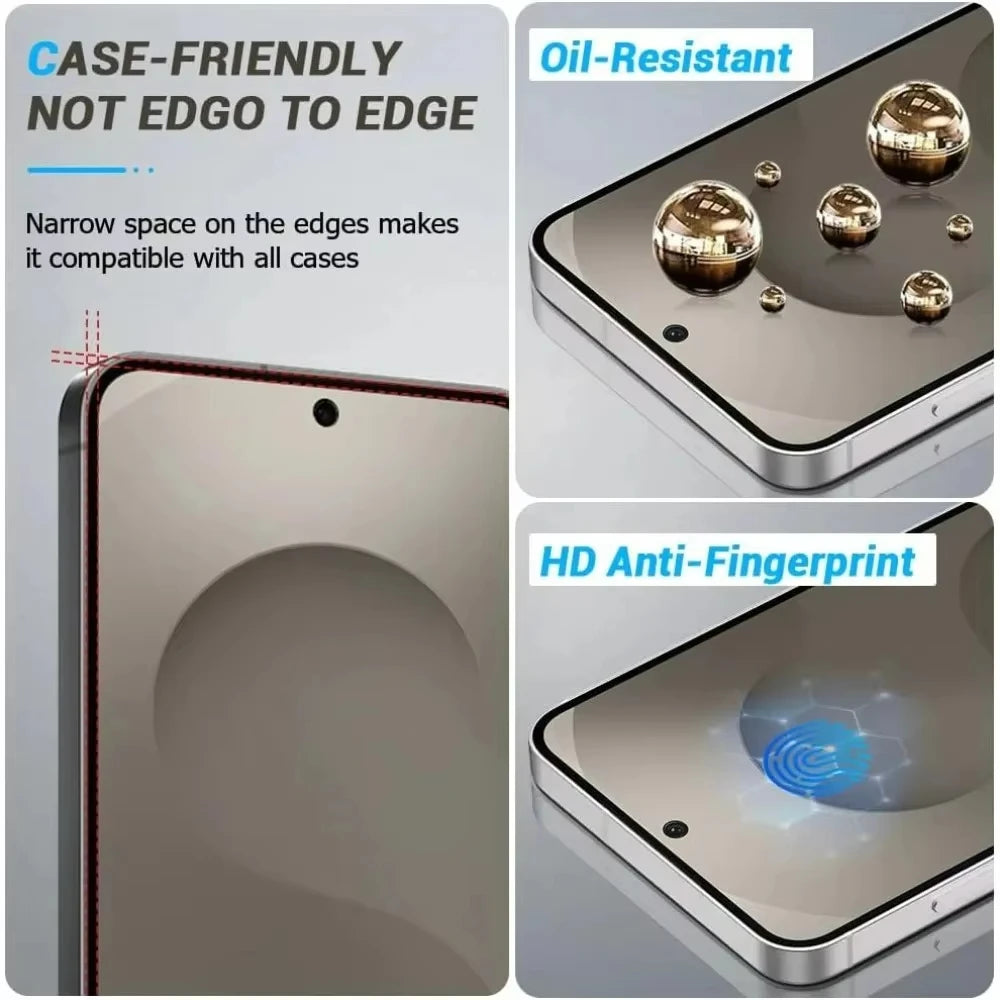 Oleophobic Coating Tempered Glass For iPhone 17 Pro Max 16 15 14 Plus Air 13 12 Mini 11 XR XS Dust Free Install Screen Protector