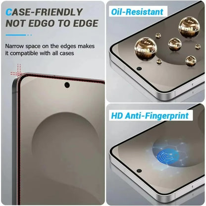 Oleophobic Coating Tempered Glass For iPhone 17 Pro Max 16 15 14 Plus Air 13 12 Mini 11 XR XS Dust Free Install Screen Protector