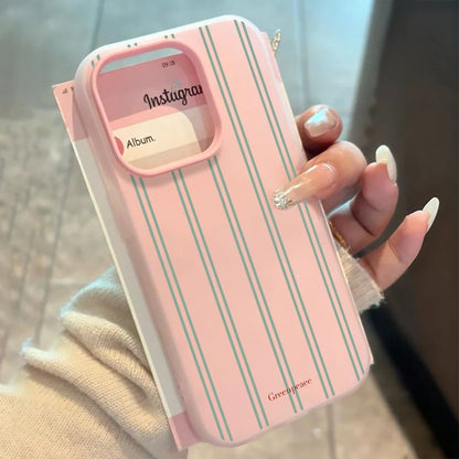 Candy Stripe iPhone Case — Colorful Shockproof Cover