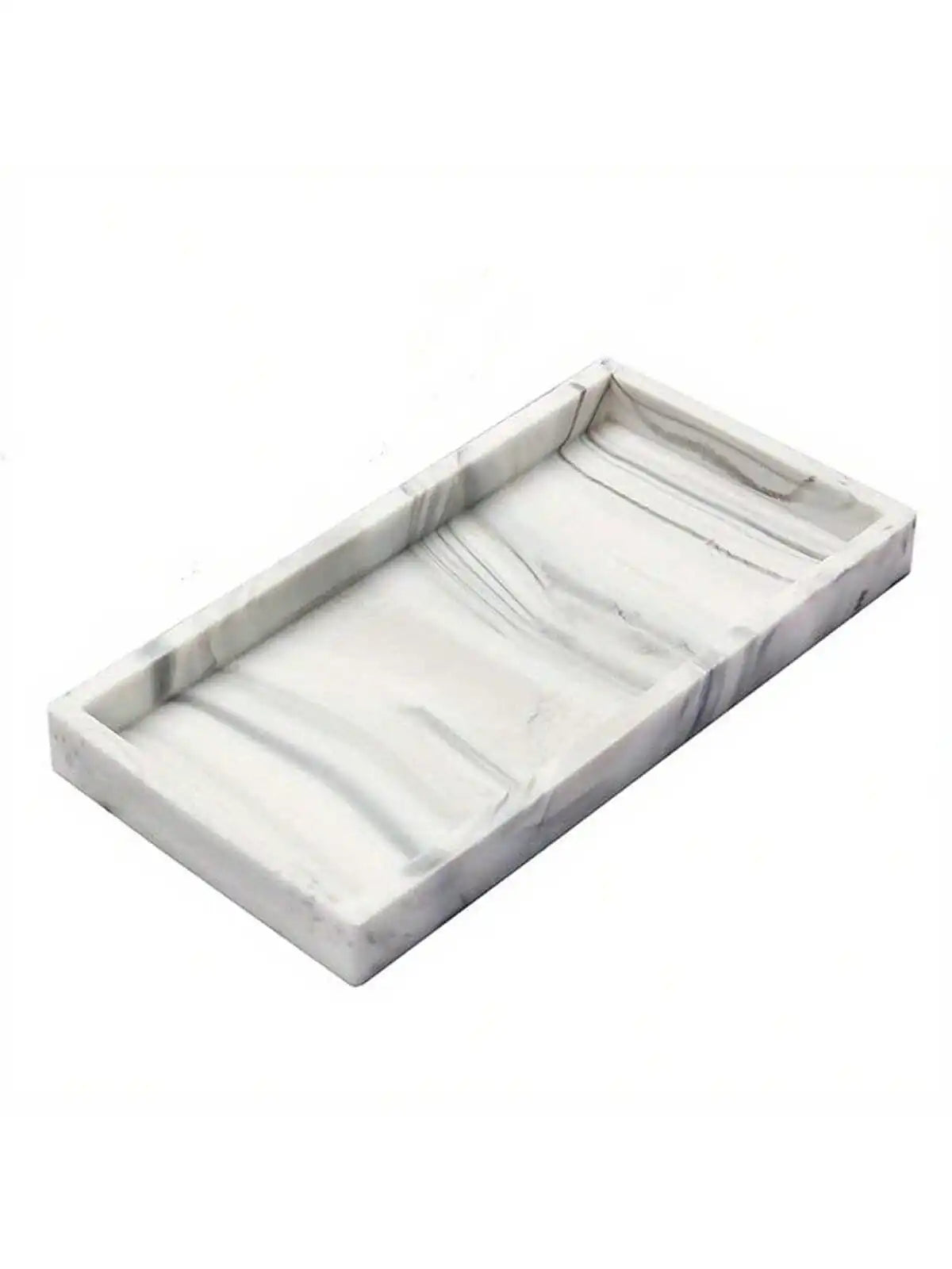 1 Pack Bathroom Tray Soft Silicone Jewelry Tray Dressing Table Decorative Bathroom Tray Organizer Suitable for Dressing Tables