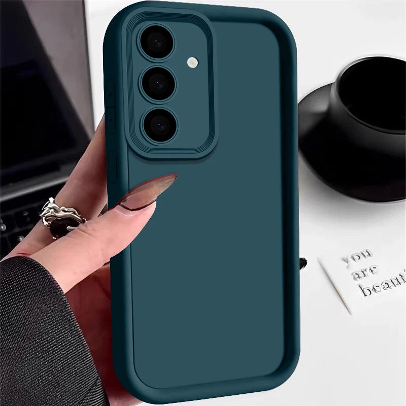 Soft TPU Case For Samsung Galaxy A56 A55 A54 A53 A35 A15 A16 A25 5G S24 S26 S25 Ultra S23 FE Candy Color Silicone Phone Cover