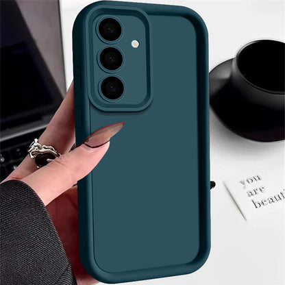 Soft TPU Case For Samsung Galaxy A56 A55 A54 A53 A35 A15 A16 A25 5G S24 S26 S25 Ultra S23 FE Candy Color Silicone Phone Cover