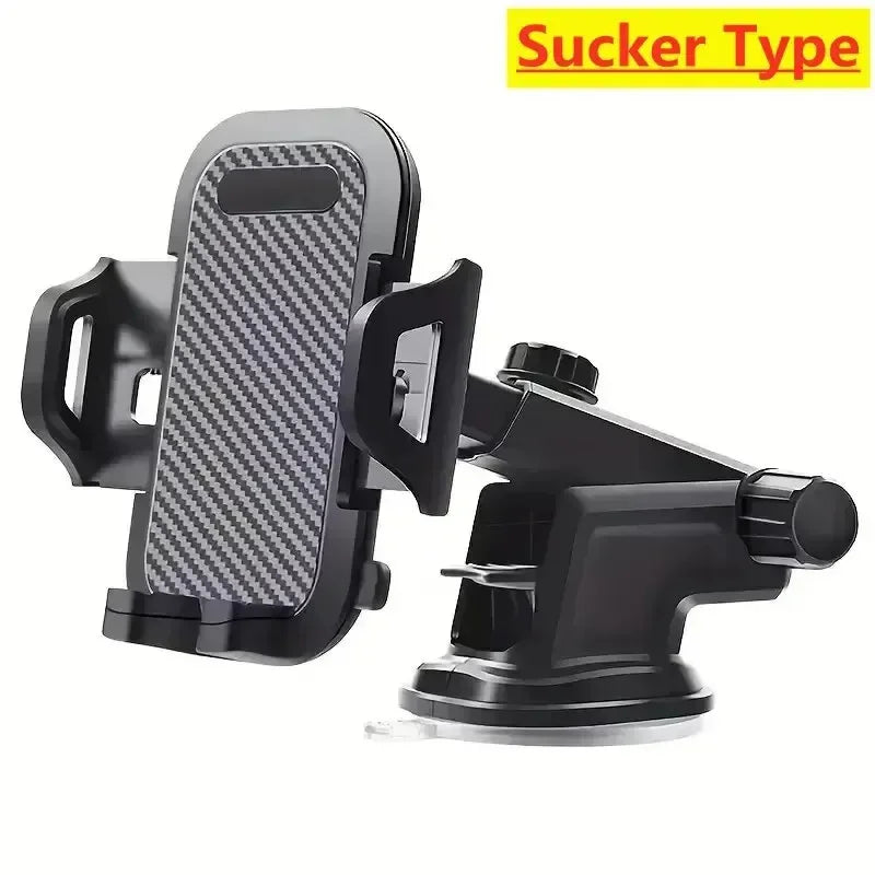 Universal 360° Rotatable Car Phone Holder Windshield Suction Cup & Air Vent Mount Stand for Cellphone Stable Car Phone Bracket