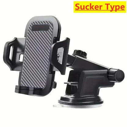 Universal 360° Rotatable Car Phone Holder Windshield Suction Cup & Air Vent Mount Stand for Cellphone Stable Car Phone Bracket