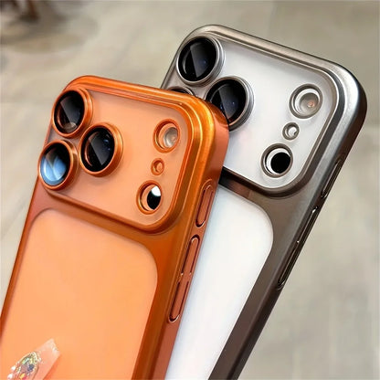 Luxury Plating Transparent PC iPhone Case