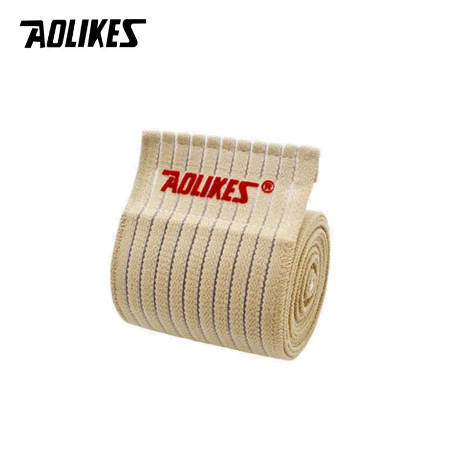 AOLIKES 1PC 40-180cm Compression Bandage Protector Knee Support Brace Sports Elastic Elbow Straps Leg Bands Bandage Workout Wrap