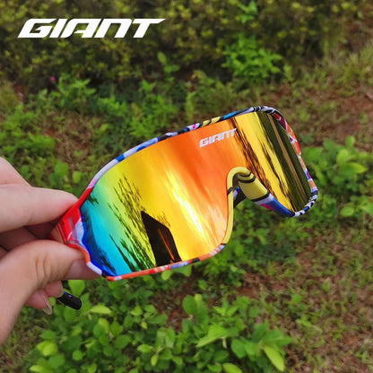 GIANT Cycling Glasses UV400 Anti Fog REVO Lenses HD Clarity MTB/Road Bike sunglasses  men and women