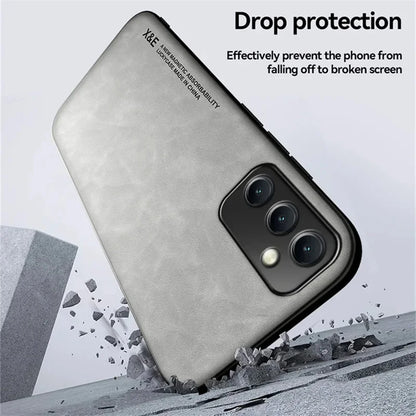 Sheepskin Magnetic Case For Samsung S26 S25 S24 Ultra S22 Plus S21 FE Cases For Samsung S23 Ultra Note 20 10 Leather Phone Cover
