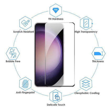 For Samsung S24 Glass, S26 S25 S24 Ultra Screen Protector For Samsung Galaxy S23 Glass Samsung S24 Ultra Tempered Glass Samsung S23 FE S20 S21 S22 Plus Protective Film Galaxy S24 Screen Protector Samsung S22