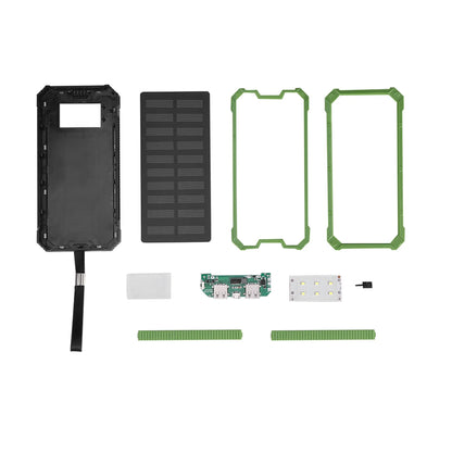 New Portable 20000mAh Fast Charging Dual USB Polar Power Bank Case DIY Kit Solar Power Bank Case Power Bank
