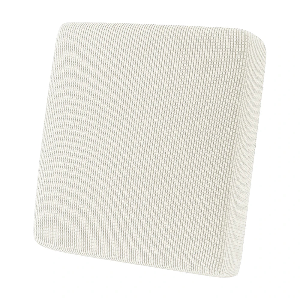 Jacquard Patio Sofa Cushion Cover Universal Outdoor Stretch Sofa Cover Solid Color Cushion Protector Waffle Pattern