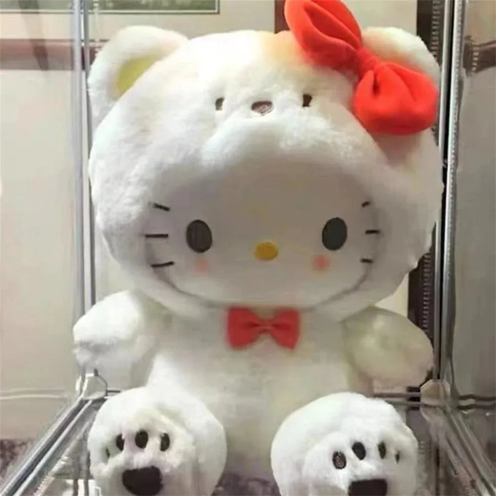 =New Kawaii 25cm Sanrio Plush Toy Jade Dog Kuromi Dressing Doll Doll Plush Toy Stuffed Animal Patung Dolls Birthday Gift