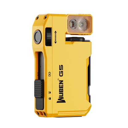 G5 YELLOW WUBEN EDC Flashlight 400 Lumens TYPE-C Recahrgeable