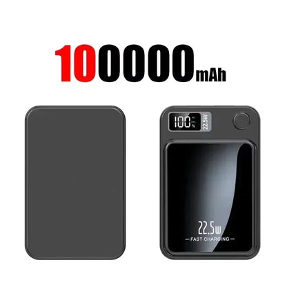 Lenovo Magnetic Wireless Power Bank 500000mAh PD22.5W Large Capacity Fast Charging External Battery For iphone Samsung Xiaomi