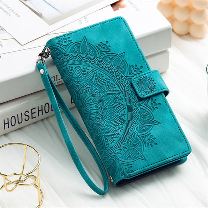 Leather Flip Case For Samsung Galaxy S26 S25 S23 S24 Ultra S22 S21 Plus S20 FE + Note 20 10 9 Card Wallet Embossing Phone Bag