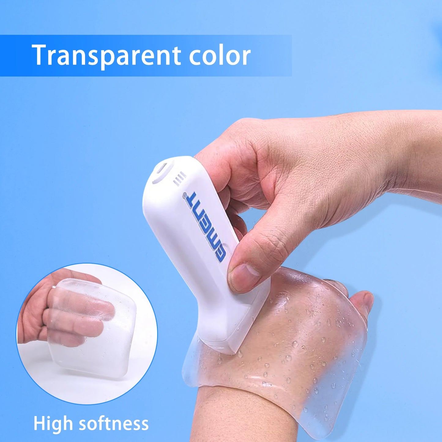 Ultrasound Coupled Gel Coupling Gasket Pad Ultrasonic Coupled Patch for Skin Superficial Organization