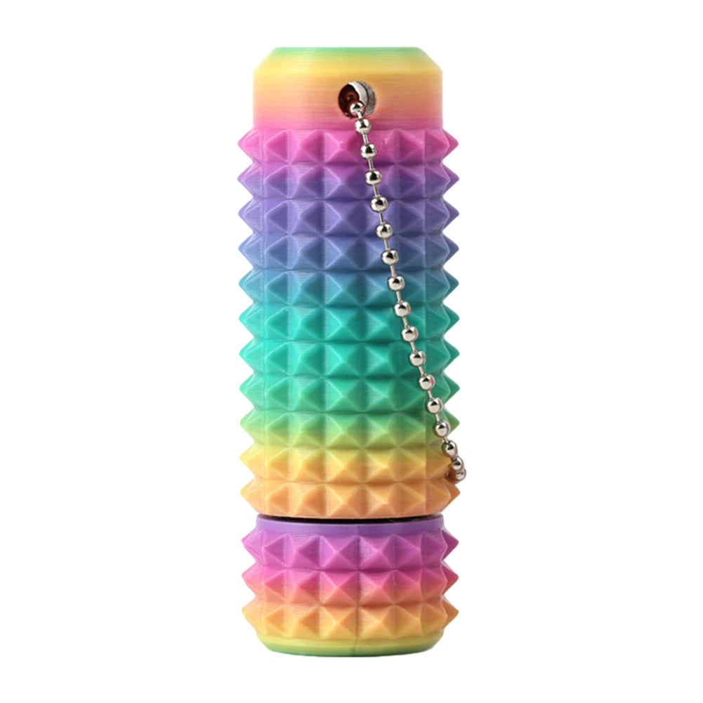 New small painful fingertip pocket mini spiky ball keychain stress-relief key pendant to reduce anxiety