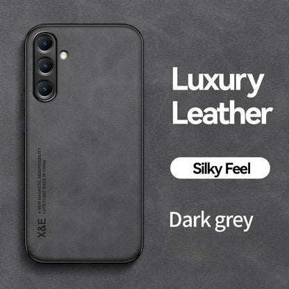 For Samsung Galaxy A56 A36 A26 A16 5G Case Soft Silicone Car Holder Magnetic Leather Phone Cover for Galaxy A06 A 56 36 16 Funda