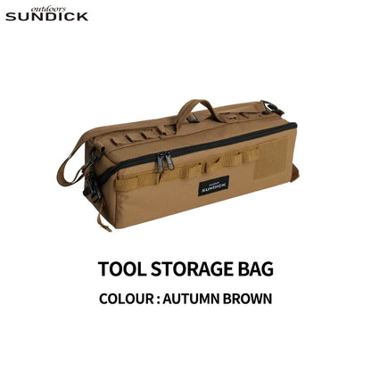 1pc 3-color Outdoor Camping Gear Storage Bag Polyester Fibre Nylon Bag Waterproof Abrasion-Resistant Shoulder Strap Included